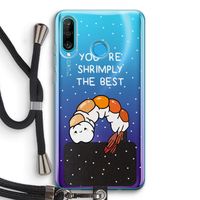 You're Shrimply The Best: Huawei P30 Lite Transparant Hoesje met koord