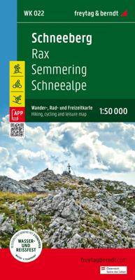 Wandelkaart 022 Schneeberg - Rax - Semmering - Schneealpe | Freytag & Berndt