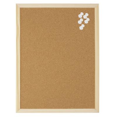 Kantoor Prikbord - 40 x 30 cm - inclusief 25x witte punt punaises - memobord - keuken