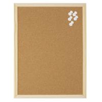Kantoor Prikbord - 40 x 30 cm - inclusief 25x witte punt punaises - memobord - keuken