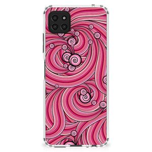 Samsung Galaxy A22 5G Back Cover Swirl Pink