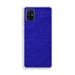 Majorelle Blue: Galaxy A51 4G Transparant Hoesje