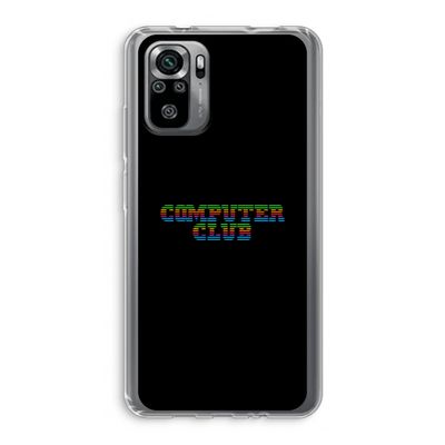 Retro: Xiaomi Redmi Note 10S Transparant Hoesje