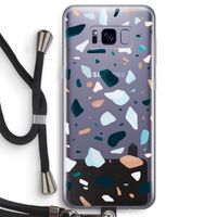 Terrazzo N°13: Samsung Galaxy S8 Transparant Hoesje met koord