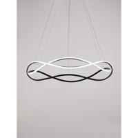 Lyora Design hanglampJinal zwart Ø 80cm - 9348103