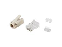 Equip 121176 kabel-connector RJ-45 Transparant, Wit