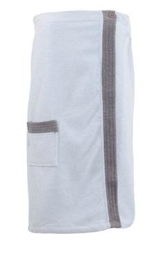 Carl Ross Carl Ross saunakilt dames 80100 white/platin 80x140cm