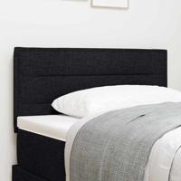 LED Hoofdbord met LED -striplichten Zwart 80 cm Stof