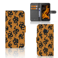 Telefoonhoesje met Pasjes voor Samsung Galaxy Xcover 4 | Xcover 4s Snakes - thumbnail