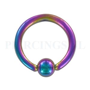 BCR 1.6 mm geanodiseerd rainbow