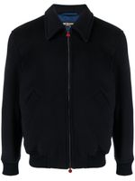 Kiton veste bomber en cachemire mélangé - Bleu