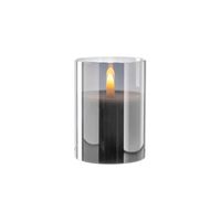 Leonardo Autentico Kaars 10 x 8 cm met ledverlichting zilver