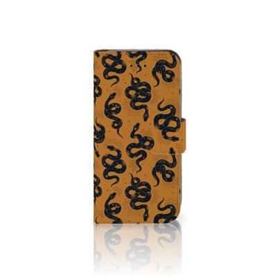 Telefoonhoesje | Met pasjeshouder | voor iPhone 7 | 8 | SE (2020) | SE (2022) Snakes