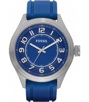 Horlogeband Fossil BQ1043 Silicoon Blauw 22mm - thumbnail