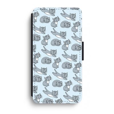 Poezen: iPhone XR Flip Hoesje
