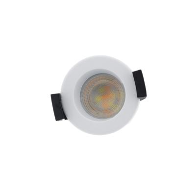 LED fire rated mini inbouwspot 4Watt rond WIT IP65 dimbaar - CCT switch - 2700K - 3000K - 4000k - 5700K - brandvertragend