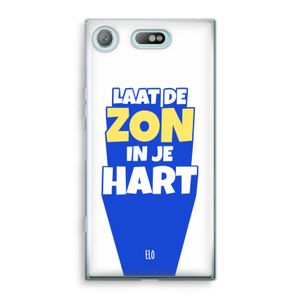 Laat de zon in je hart: Sony Xperia XZ1 Compact Transparant Hoesje