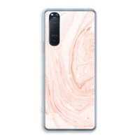 Peach bath: Sony Xperia 5 II Transparant Hoesje