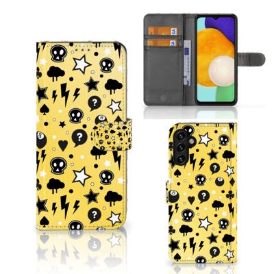 Telefoonhoesje met Naam Samsung Galaxy A04s | Samsung Galaxy A13 5G Punk Geel Telefoonhoesje met Naam Samsung Galaxy A04s | Samsung Galaxy A13 5G Punk Geel