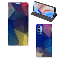 OPPO Reno4 Pro 5G Stand Case Polygon Dark - thumbnail