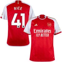 Arsenal Shirt Thuis 2023-2024 + Rice 41 - thumbnail