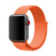 Sport Loop nylon bandje - Oranje - Geschikt voor Apple Watch 42mm / 44mm / 45mm / 49mm