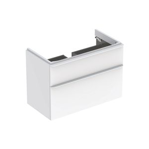 Geberit Smyle wastafelonderkast 2 laden 88,4x62cm glans wit 500354001