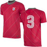 Portugal Retro Voetbalshirt 1984 + Nummer 3