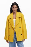 Korte boucléjas - YELLOW - L