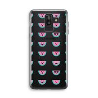 Smiley watermeloenprint: Samsung Galaxy J8 (2018) Transparant Hoesje