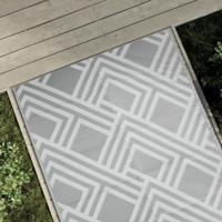 VidaXL Buitenkleed arakil 120x180 cm pp grijs