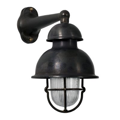 Scheepslamp Wharf Black Brons