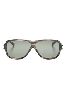 Saint Laurent Eyewear lunettes de soleil SL 609 à monture pilote - Gris