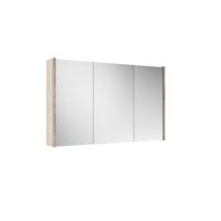 Saniclass Prime Spiegelkast - 100x63x16cm - inclusief zijpanelen - licht eiken SW1212817/SW910735