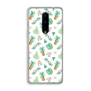 Ananas bladeren: OnePlus 8 Transparant Hoesje