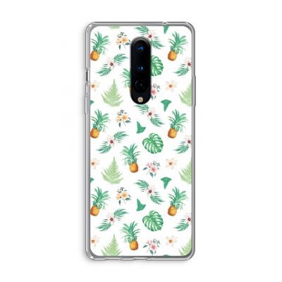 Ananas bladeren: OnePlus 8 Transparant Hoesje