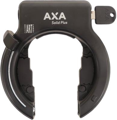 Axa solid ringslot - hoogwaardig frameslot, extra brede opening, art 2 sterren, zwart - 58mm