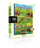 New York Puzzle Company Paardenshow - 1000 stukjes - thumbnail
