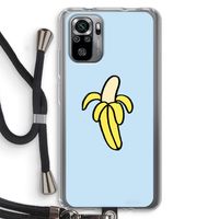 Banana: Xiaomi Redmi Note 10S Transparant Hoesje met koord