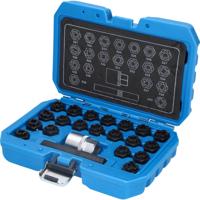 Brilliant Tools BT691390 Velgenslot-assortiment voor VW, 22-delig