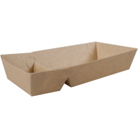 Depa Bak | Ersatzpapier | A20 | Golfpapieren snacklijn | 179x85x37mm | bruin | 385 stuks