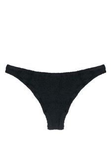 MC2 Saint Barth bas de bikini à effet froissé - Noir