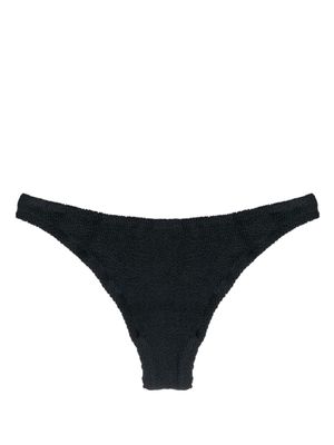 MC2 Saint Barth bas de bikini à effet froissé - Noir