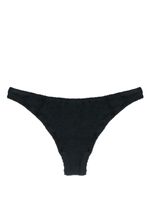 MC2 Saint Barth bas de bikini à effet froissé - Noir