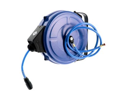 AIrpress 4650815 | Luchtslanghaspel | wandmodel | zelfoprollend 1/4" | 15 m | 15 bar