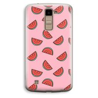 Watermeloen: LG K10 (2016) Transparant Hoesje