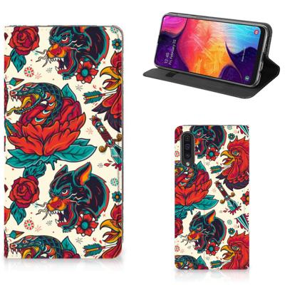 Stand Case voor Samsung Galaxy A50 Old Skool