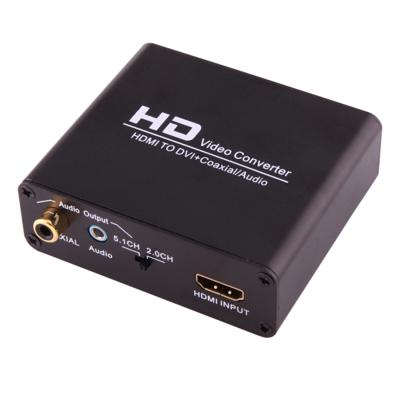 NEWKENG X5 HDMI naar DVI met Audio 3.5 mm coaxiale Output Video Converter
