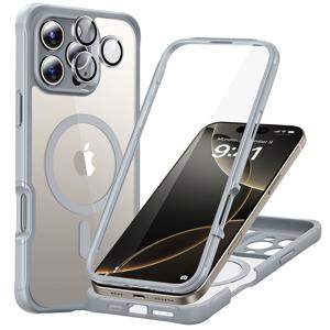 iPhone 16 Pro Max Armor Tough Case (HaloLock) Clear Grey