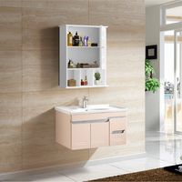 Wandkast Spiegelkast Badkamerkast Wandkast met Verstelbare Plank & 3 Open Vakken 50 x 16 x 61 cm Wit